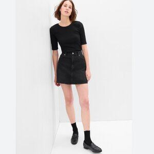 GAP Tie-Back Cutout Rib T-Shirt